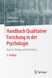 Handbuch Qualitative Forschung in der Psychologie - Band 2: Designs und Verfahren