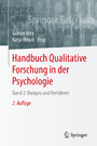 Handbuch Qualitative Forschung in der Psychologie - Band 2: Designs und Verfahren
