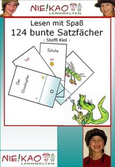 Lesen mit Spaß - 124 bunte Satzfächer